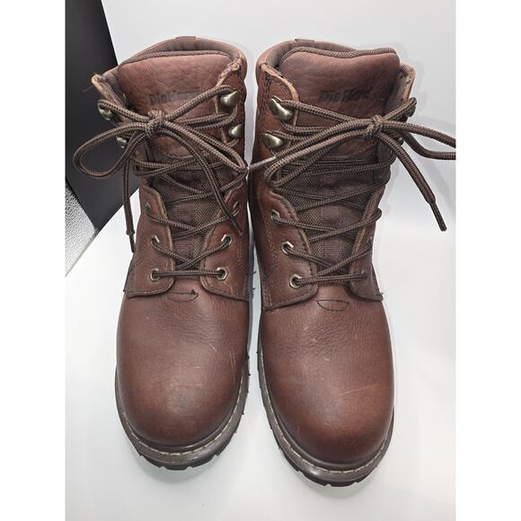 DieHard Waterproof Leather Work Boots Mens Size 8 Brown Hiking Utility Soft Toe main image 6